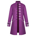 Men's Steampunk Gothic Tailcoat Vintage Long Trench Coat