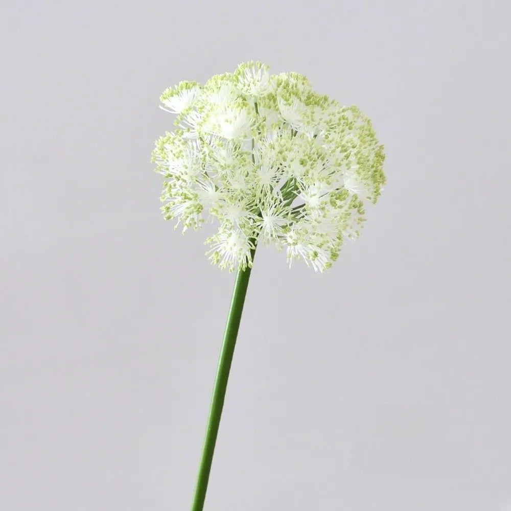 Green Artificial Silk Lace Flowers Faux Dandelion Home Decor