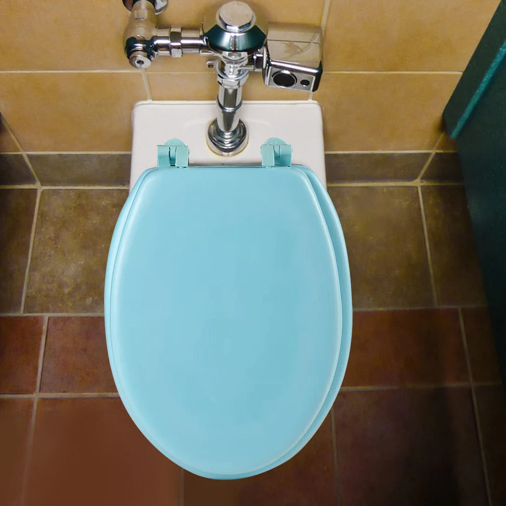 Round Soft Close Cushioned Toilet Seat – Quick-Release Cover