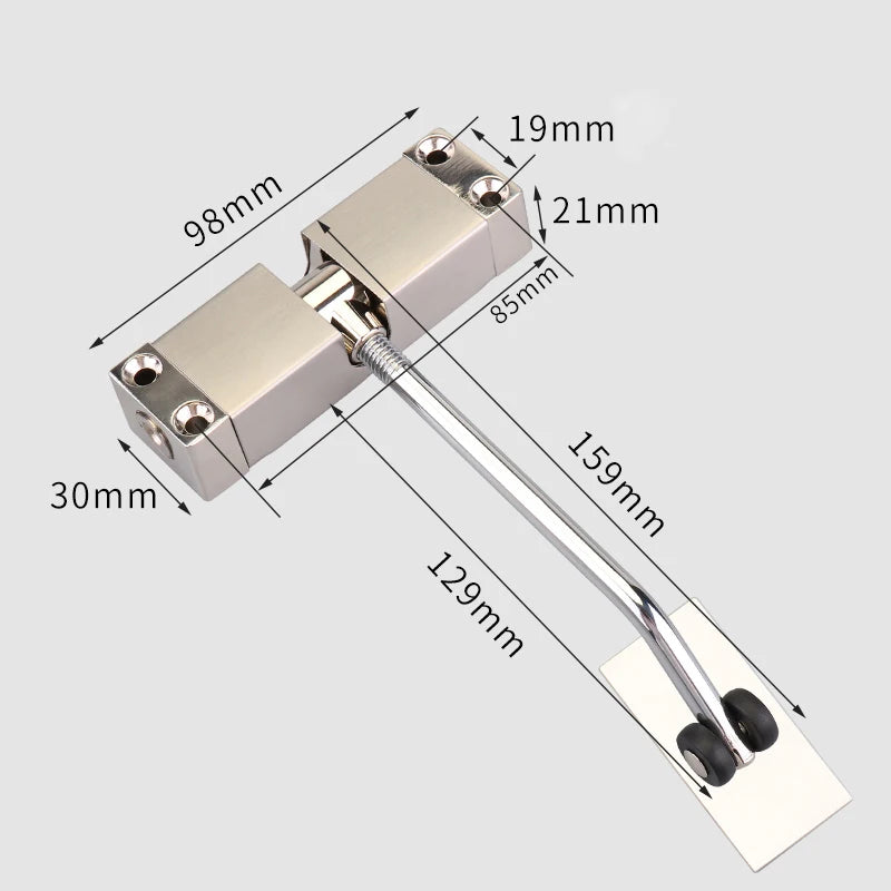 Stainless Steel Adjustable Automatic Spring Door Closer