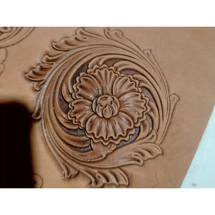 Tang Grass Corner Flower Leather Embossing Mold – Metal Relief
