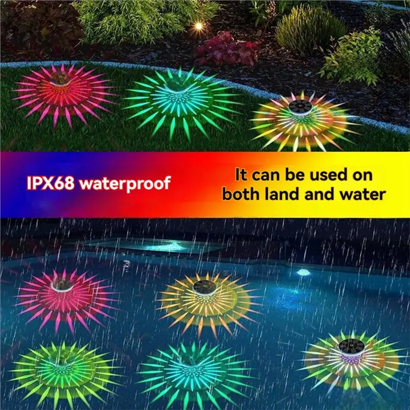 Solar LED Floating Pool Light – Colorful IP68 Waterproof