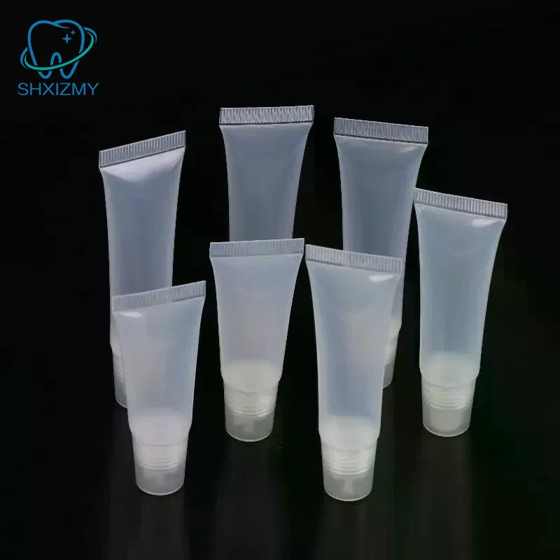10Pcs Empty Lip Gloss Squeeze Tubes 5/10/15ml Clear