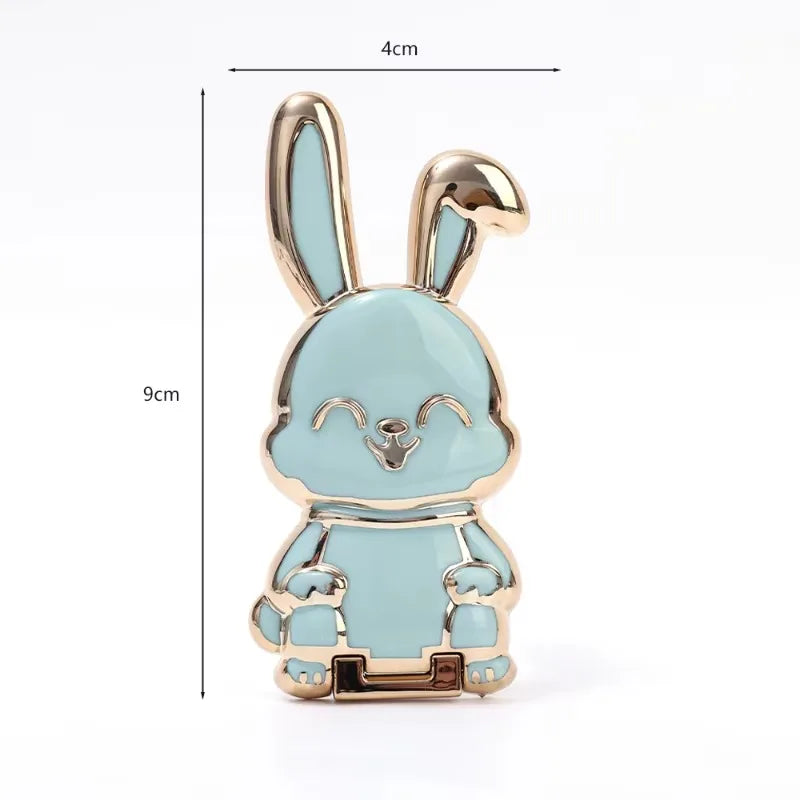 Cute Bunny Foldable Phone Stand & Finger Ring Holder