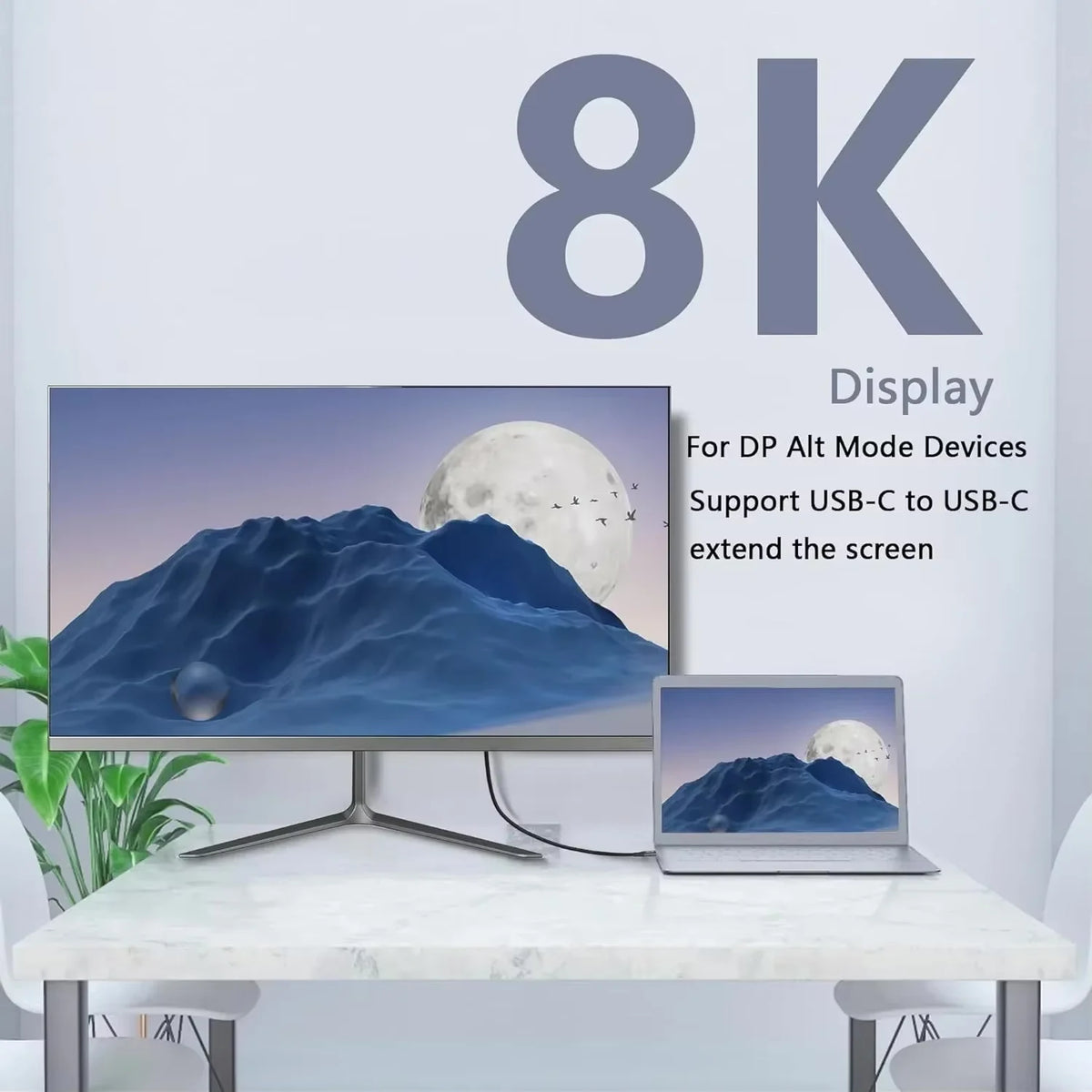 100W USB-C Cable 20Gbps USB 3.2 Gen2 8K 4K Fast Charging