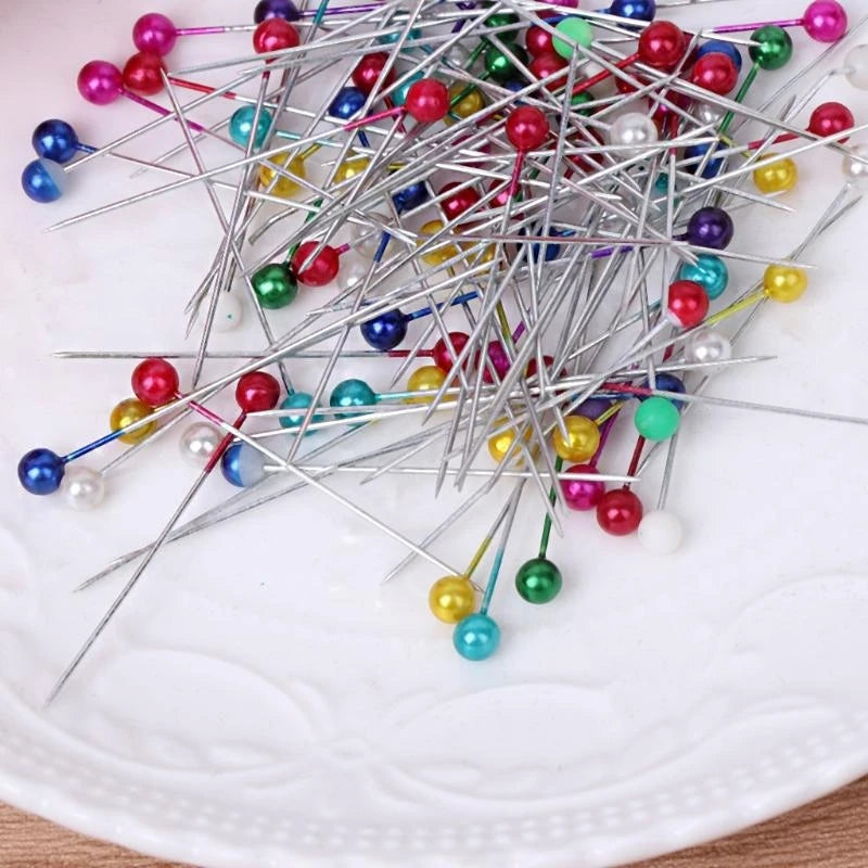 100-Piece Colorful Map Push Pins – Bulletin Board Tacks Set