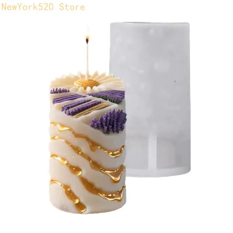Cylinder Column Silicone Mold – Candle, Resin & Soap Making