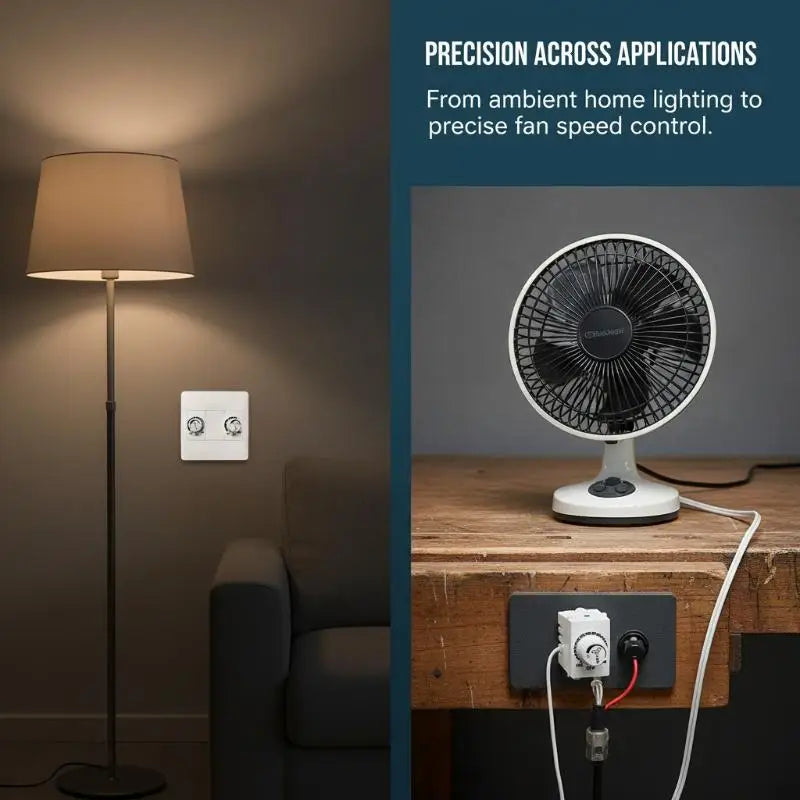 Adjustable Fan Speed Controller – Ceiling & Industrial Fans