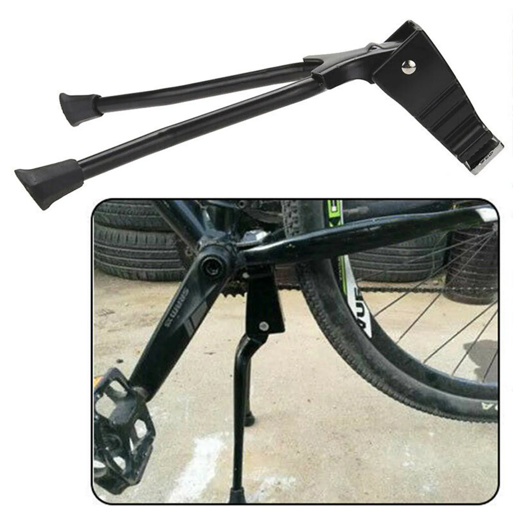 Double Leg Bicycle Kickstand Center Mount for 26–29 Inch Bikes