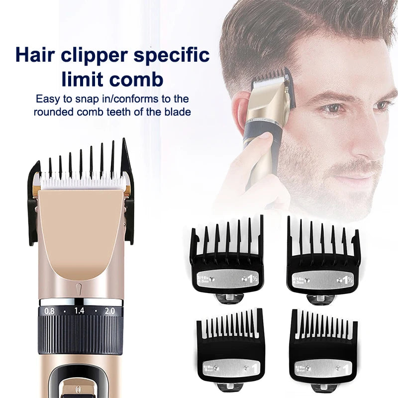 2-Pack Universal Hair Clipper Guide Combs & Trimmer Guards