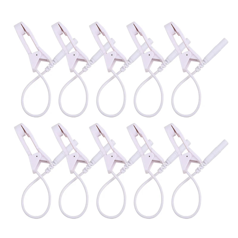 2.0mm Ear Clip Electrode Lead Wires for TENS Massager
