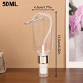 30/50ml Refillable Travel Spray Bottle with Carabiner Hook