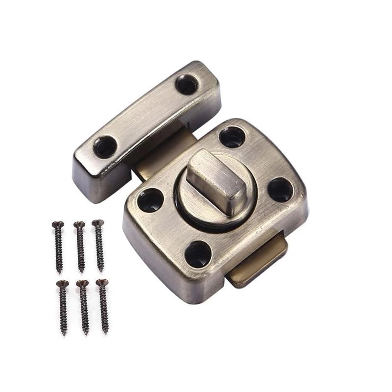 Zinc Alloy Rotate Bolt Door Latch Cabinet Safety Lock