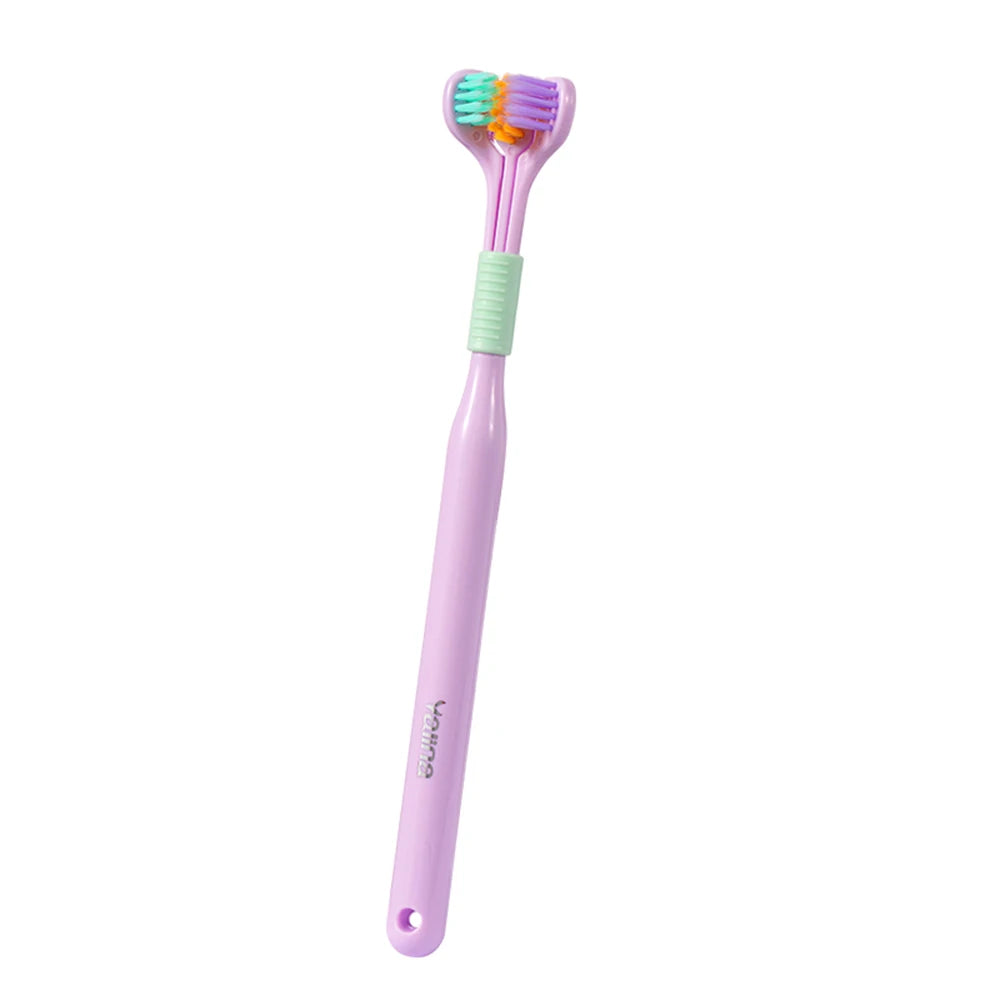 Triple-Angle Toothbrush Soft Bristles 360° Clean | VIBE