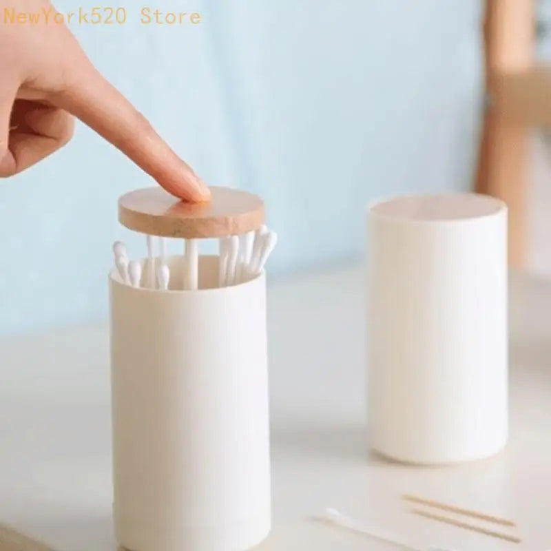 Automatic Pop-Up Cotton Swab & Toothpick Dispenser