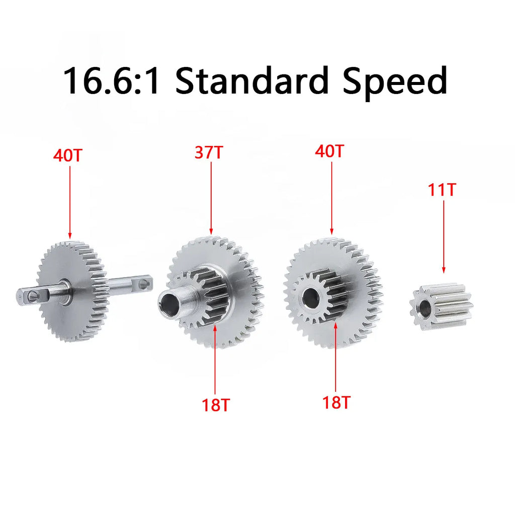 TRX4-M Stainless Steel Transmission Gear Pinion Set – RC Crawler