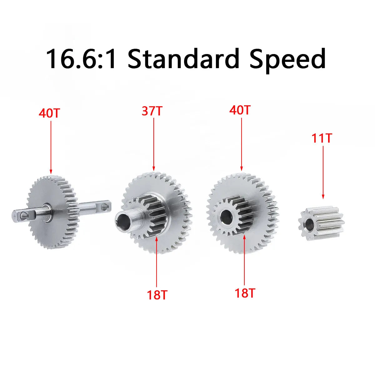 TRX4-M Stainless Steel Transmission Gear Pinion Set – RC Crawler