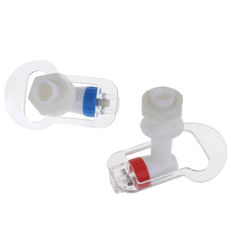 2-Pack Push Water Tap Replacement for Water Dispensers – Red & Blue
