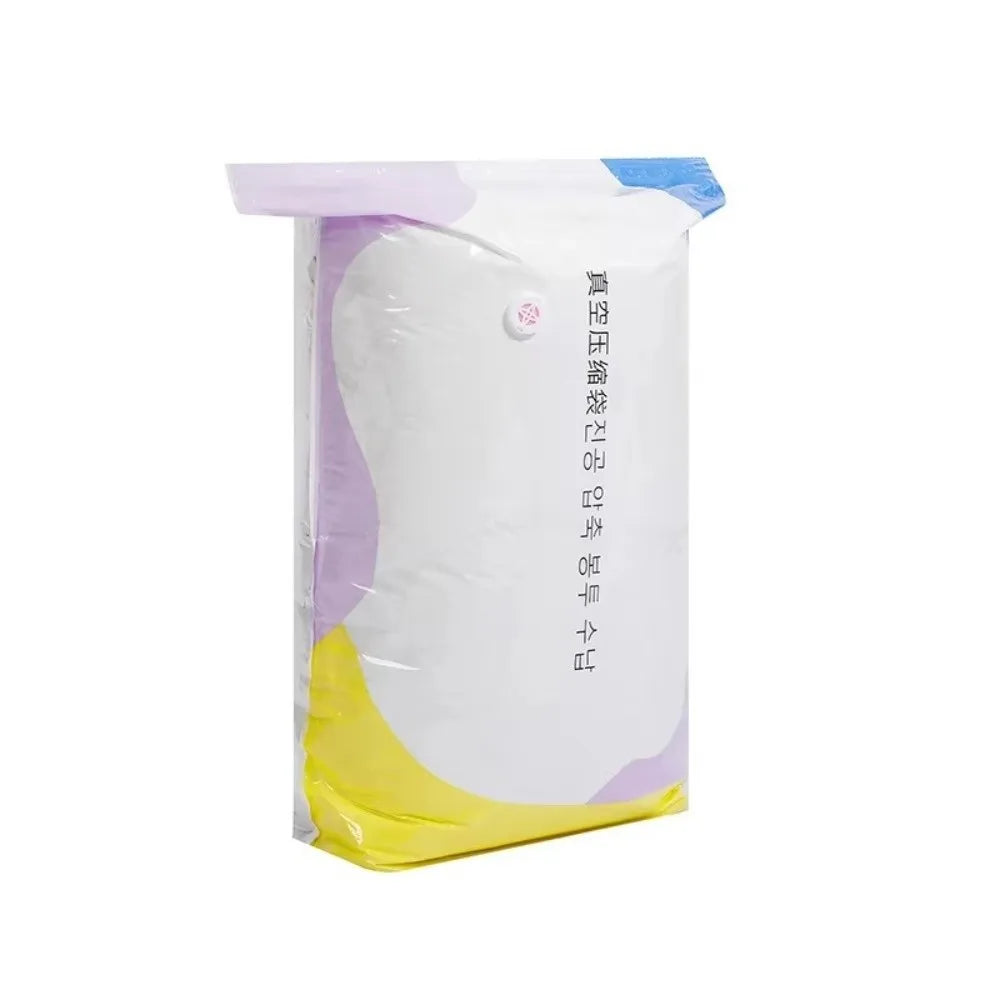 No-Pump Vacuum Storage Bags – Press & Seal Space Saver