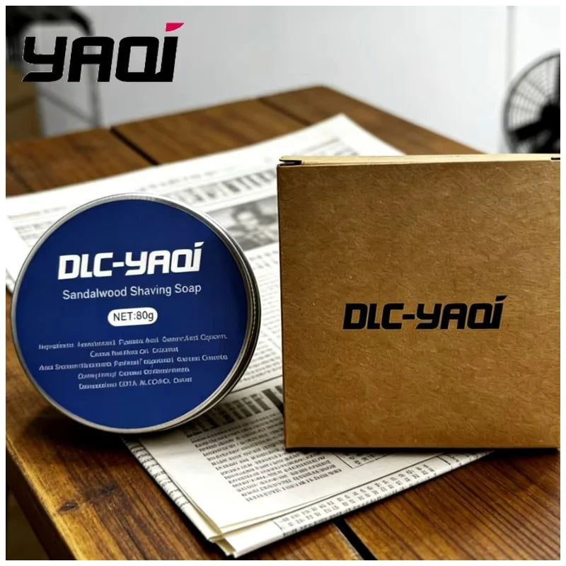 YAQI 80g Men's Shaving Soap – Wet Shave Grooming Essential