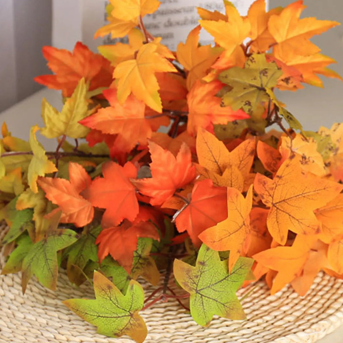 Artificial Maple Leaf Branch – Autumn Wedding & Home Décor