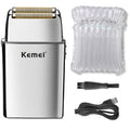 Kemei KM-TX5 Pro Metal Electric Shaver – Rechargeable Men's Razor