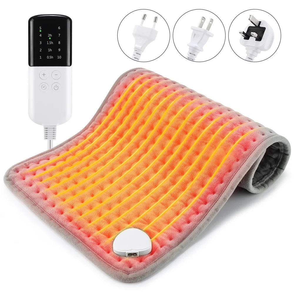 VIBE Electric Heating Pad 60x30cm – 10 Levels, Timer