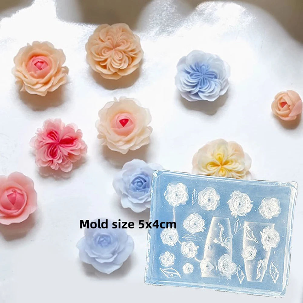 3D Seashell Flower Nail Art Silicone Mold – UV Resin & Gel