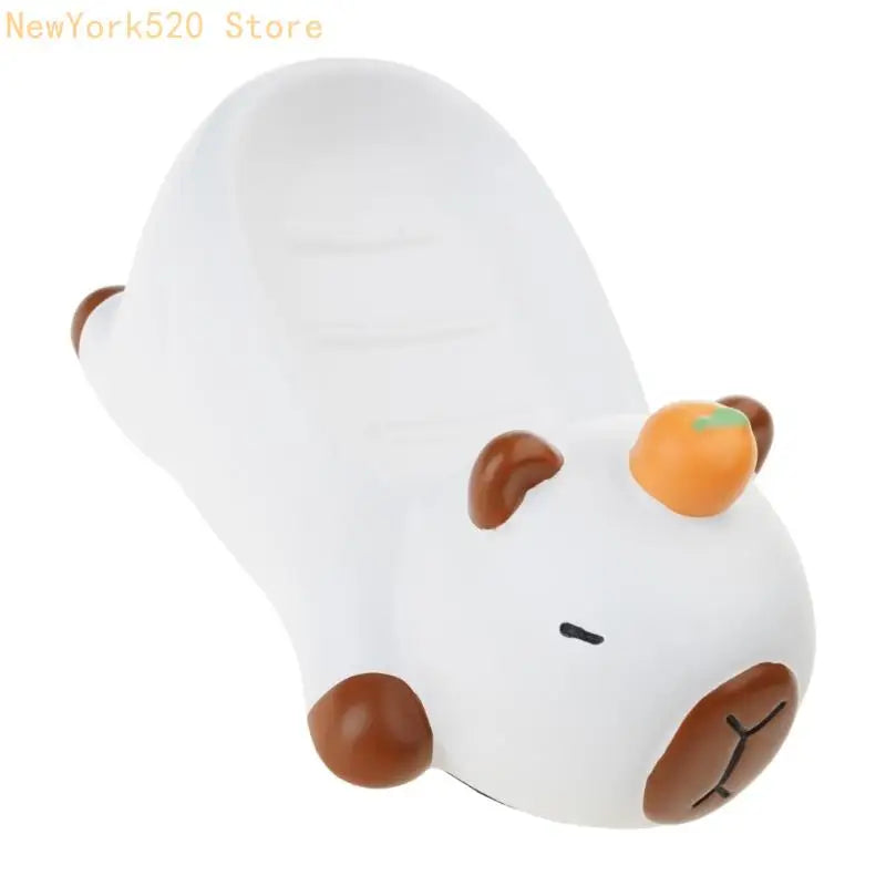 Cartoon Capybara Resin Draining Soap Dish – Bathroom Tray