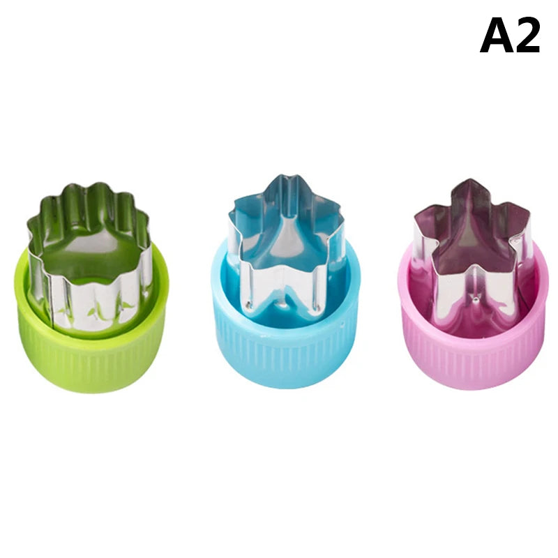 Star & Heart Stainless Steel Vegetable Cookie Cutter Set