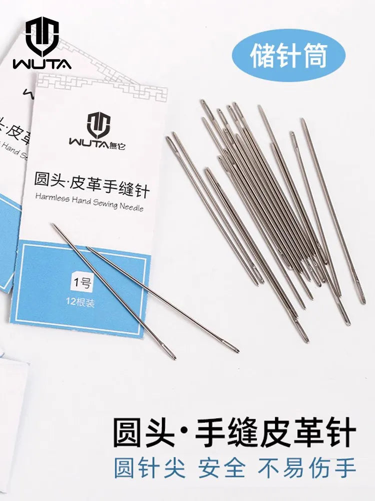 Round Head Hand Sewing Leather Needles – DIY Cowhide Craft