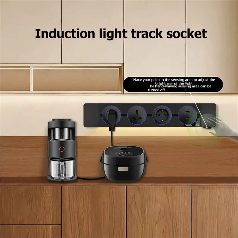 50cm Wall Track Socket 13A Multifunctional Power Strip