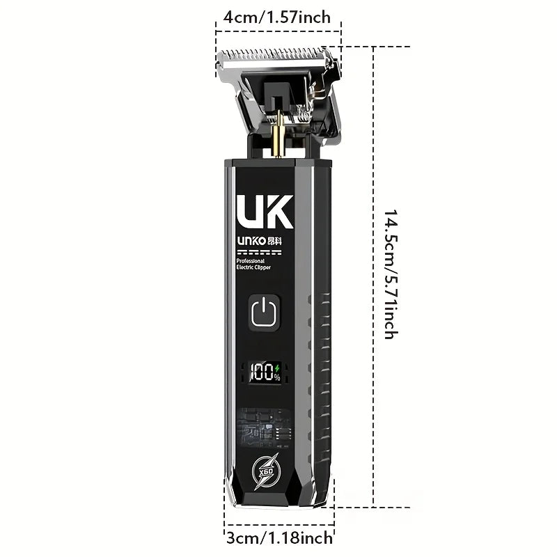 XMSJ T9 Cordless Hair Clipper – Rechargeable Trimmer for Men