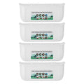 4-Pack Hanging Chicken Feeder Trough with Clips – 2800ml PP