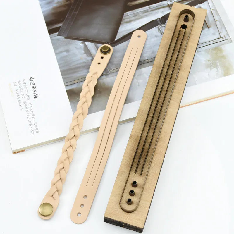 Three-Strand Bracelet Leather Cutting Knife Mold DIY Kit