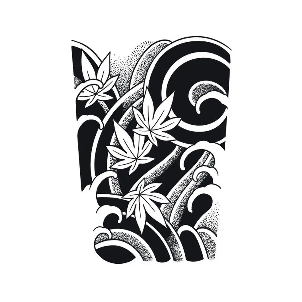 Fruit Herb Temporary Tattoo Sticker – Arm, Shoulder & Chest