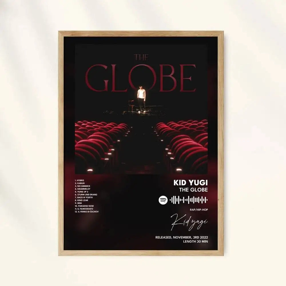 Kid Yugi The Globe Self-Adhesive Waterproof Wall Poster