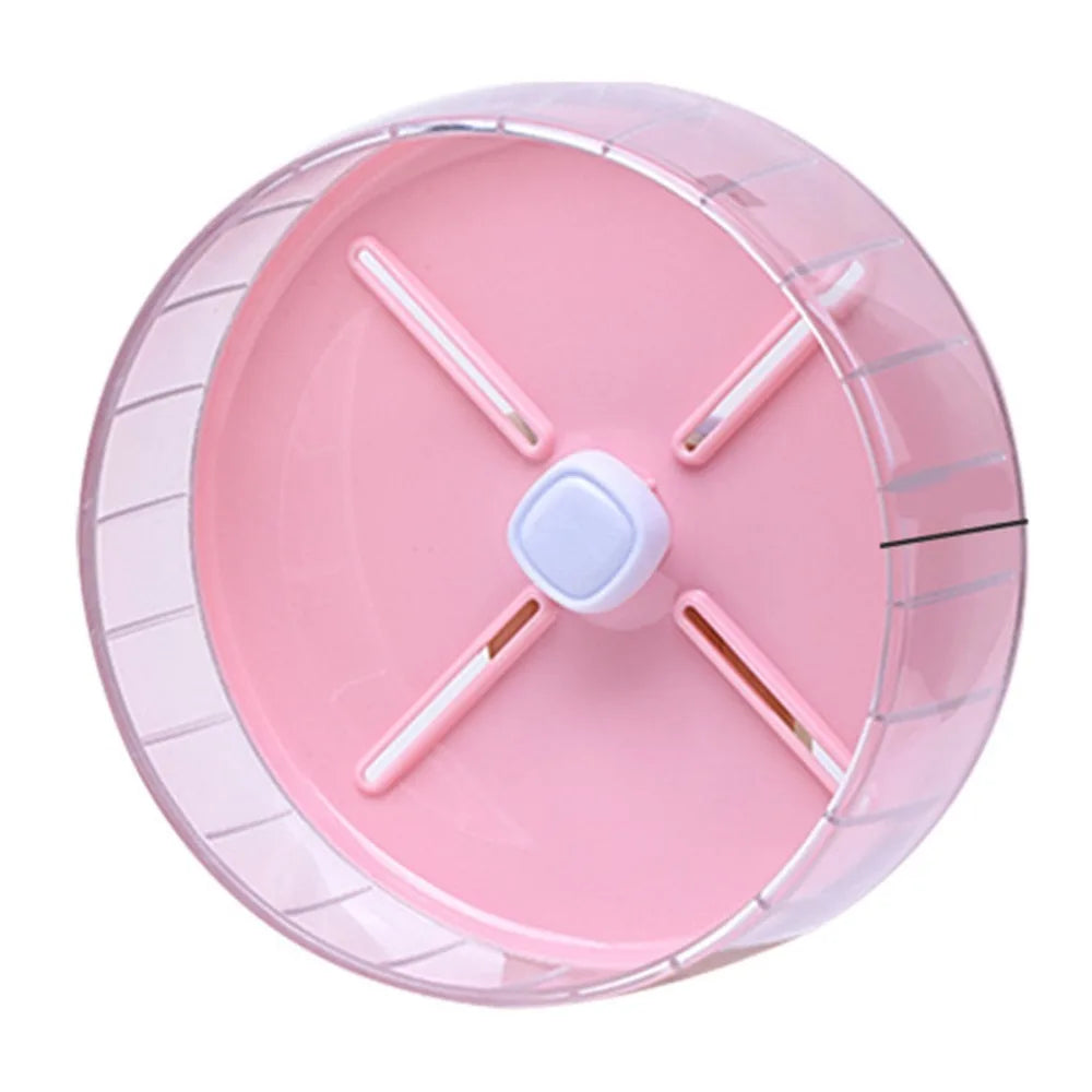 Silent Acrylic Hamster Exercise Wheel 20cm – Anti-Slip Design