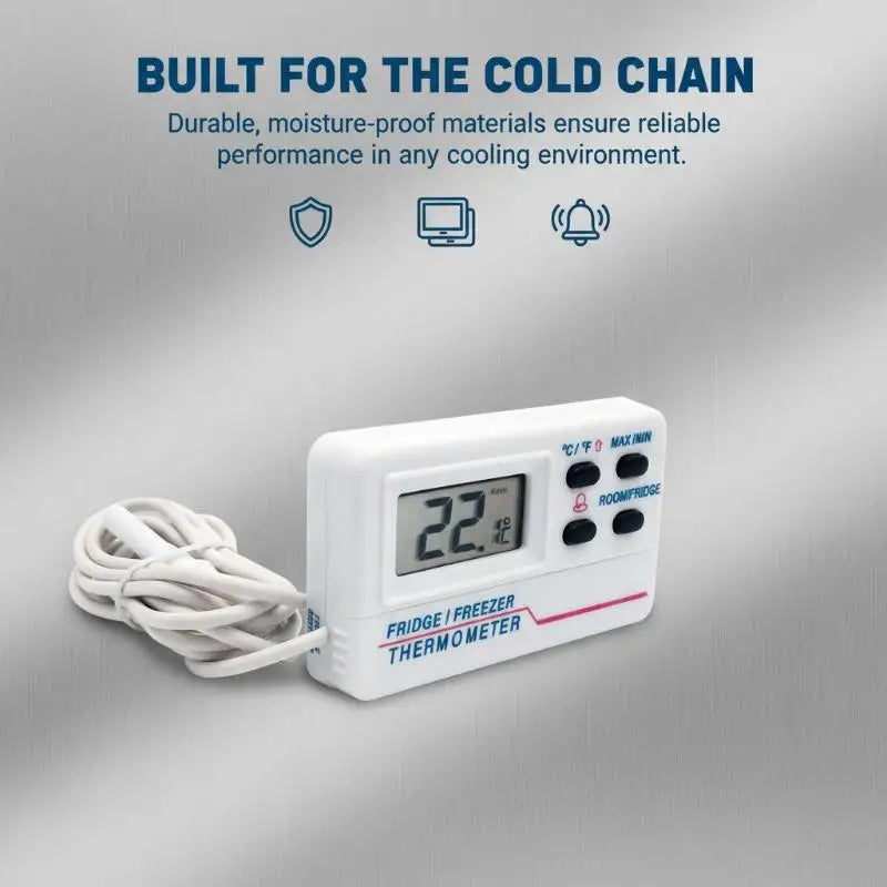 Digital Refrigerator Thermometer – Multi-Unit, Power Saving