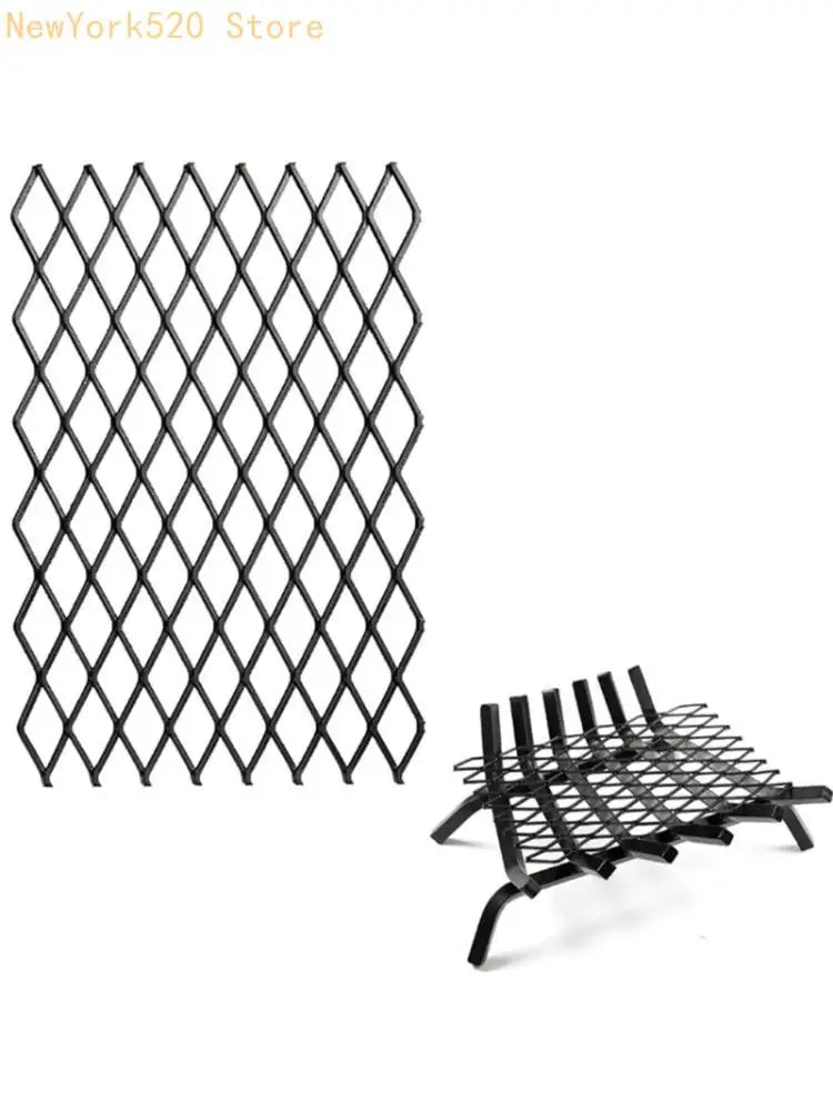 Heavy Duty Steel Fireplace Grate – Fits Most Fireplaces