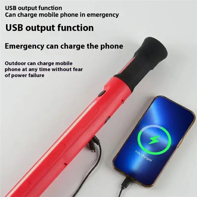 VIBE Magnetic Rechargeable Work Light Bar – Car & Outdoor Use