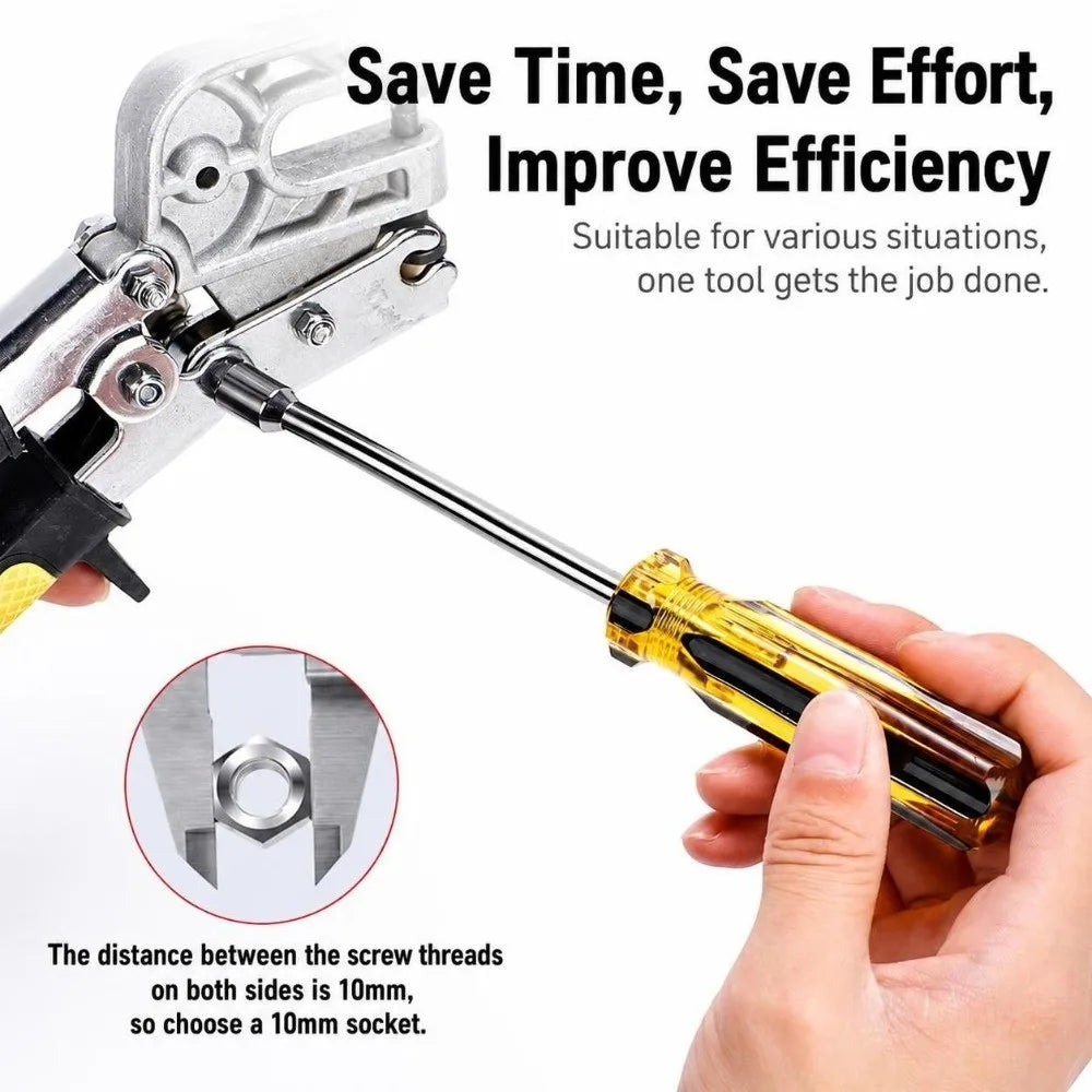 Hex Nut Driver Set 5–10mm Carbon Steel Socket Screwdriver