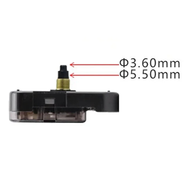 Silent Sweeping Quartz Wall Clock Movement Mechanism
