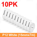 P12 Thermal Label Paper 15mm×7m – 5/10 Pack | Marklife Compatible