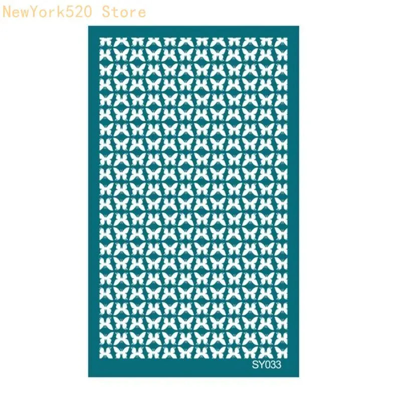 Reusable Geometric Silk Screen Stencils for Clay Printing