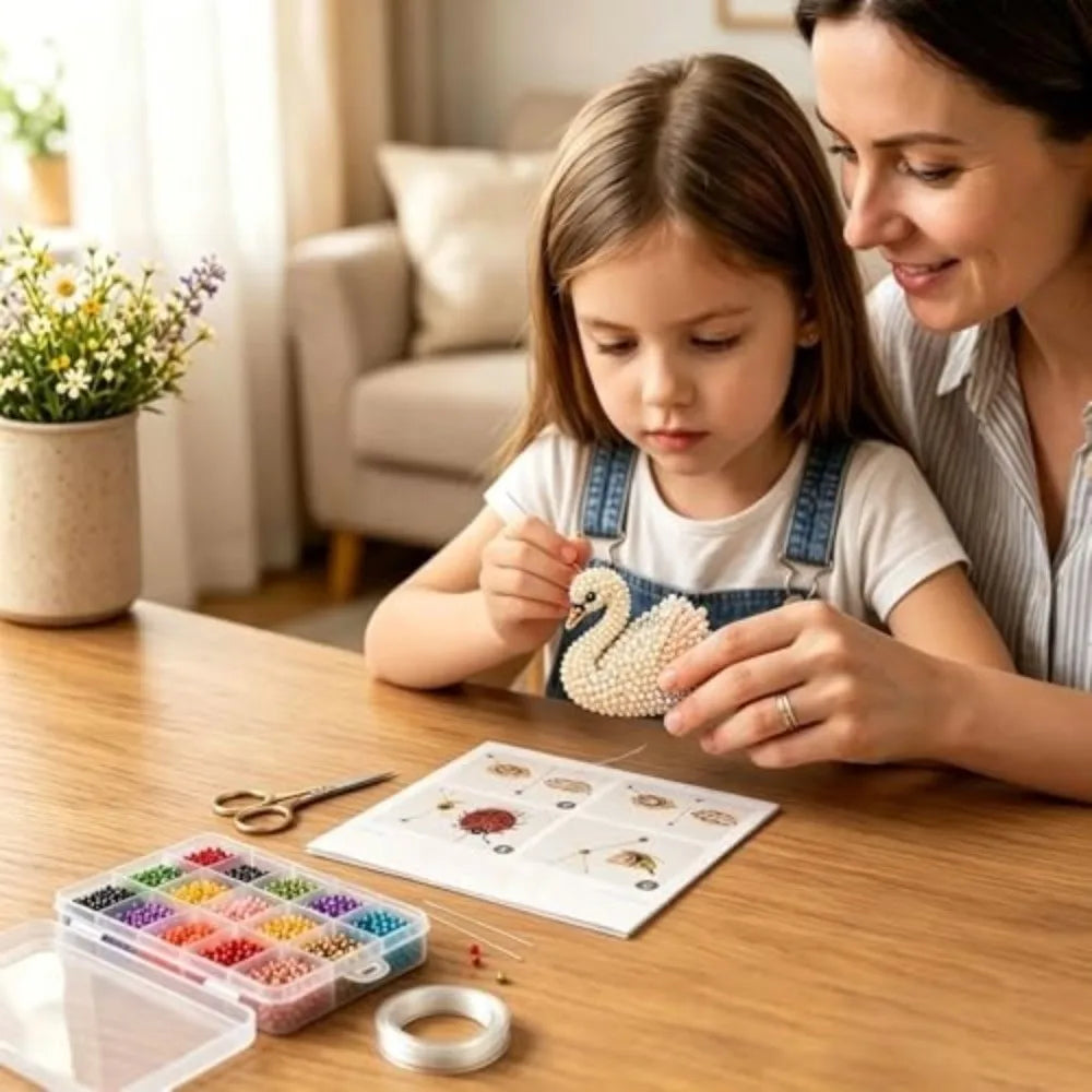 3D Bead Art DIY Kit – Character Series Handmade Beading Set