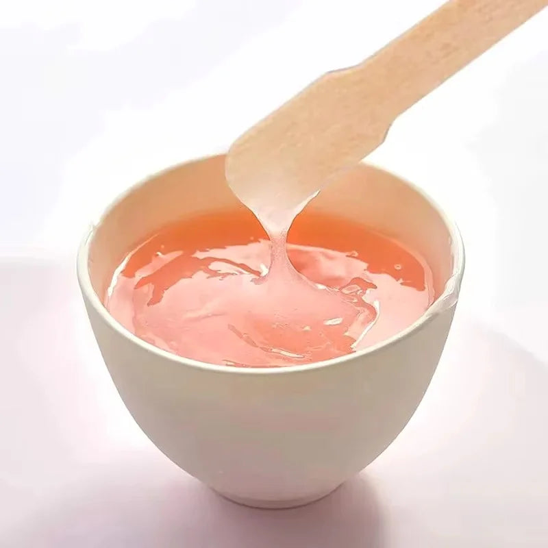 100 Disposable Wooden Wax Spatulas – Face & Body Waxing