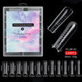 120-Piece Gel Nail Extension Molds – Full Cover Manicure Kit