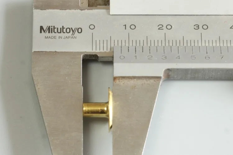 Thickened Brass 4-in-1 Long Foot Seam Buckle for 3–4mm Leather