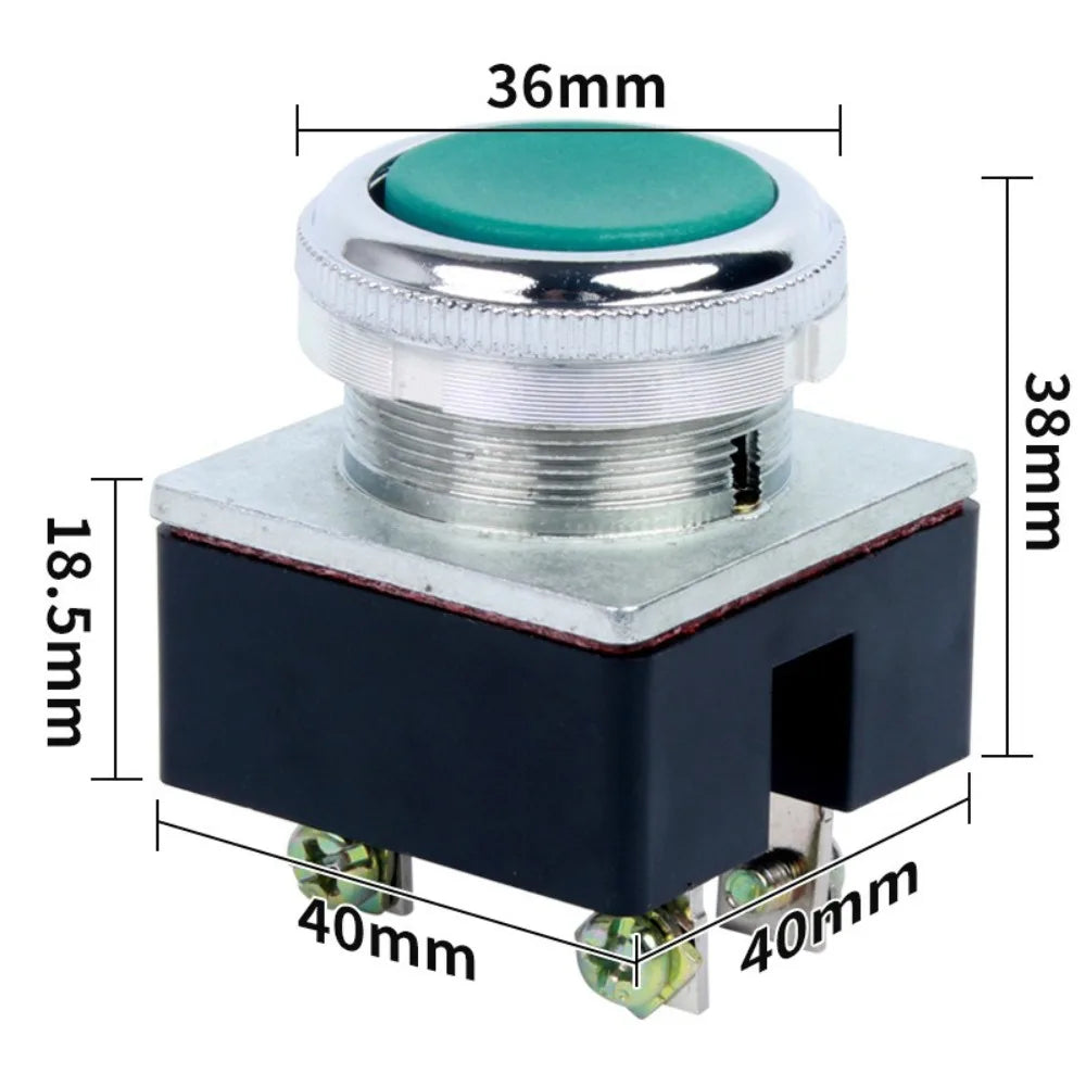 LA2 Momentary Push Button Switch 30mm Red Green 5A 250VAC
